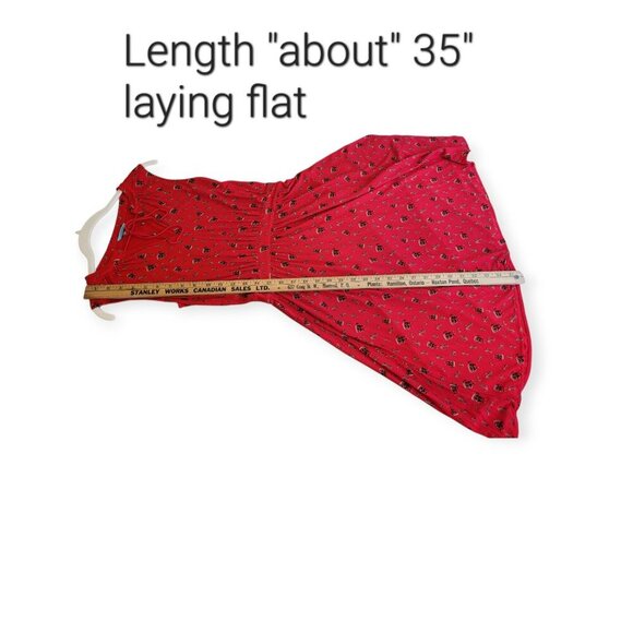 Anthropologie Leifnotes sleeveless red Skipper Ships and Anchors dress size XS - Picture 8 of 11